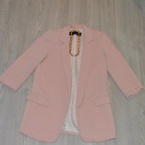 Zara light pink blazer (size xs)